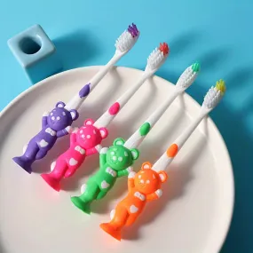 Cartoon Manual Toothbrush with Extra Soft Bristles for Sensitive Teeth