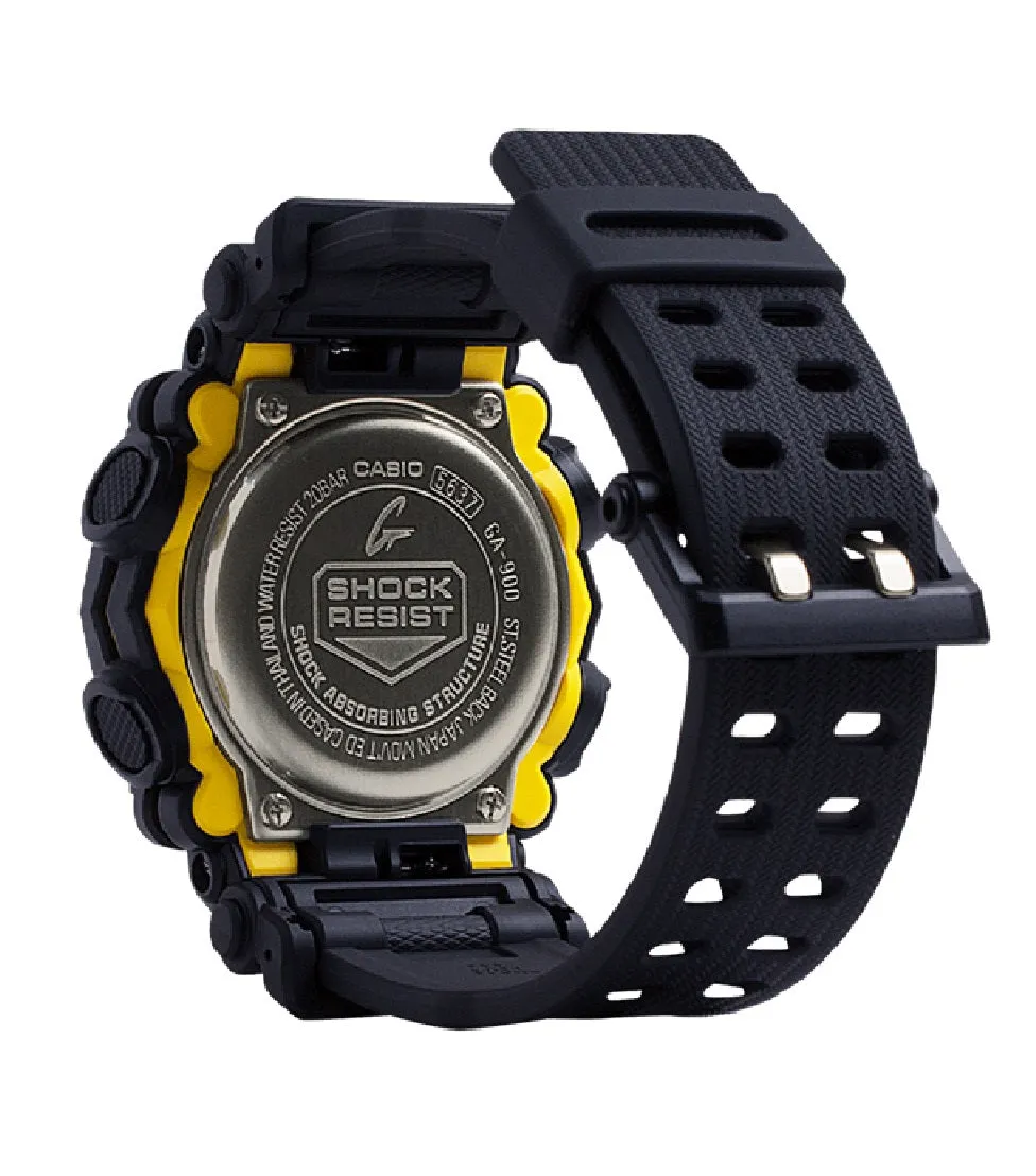 Casio G-shock GA-900-1A Digital Analog Rubber Strap Watch For Men