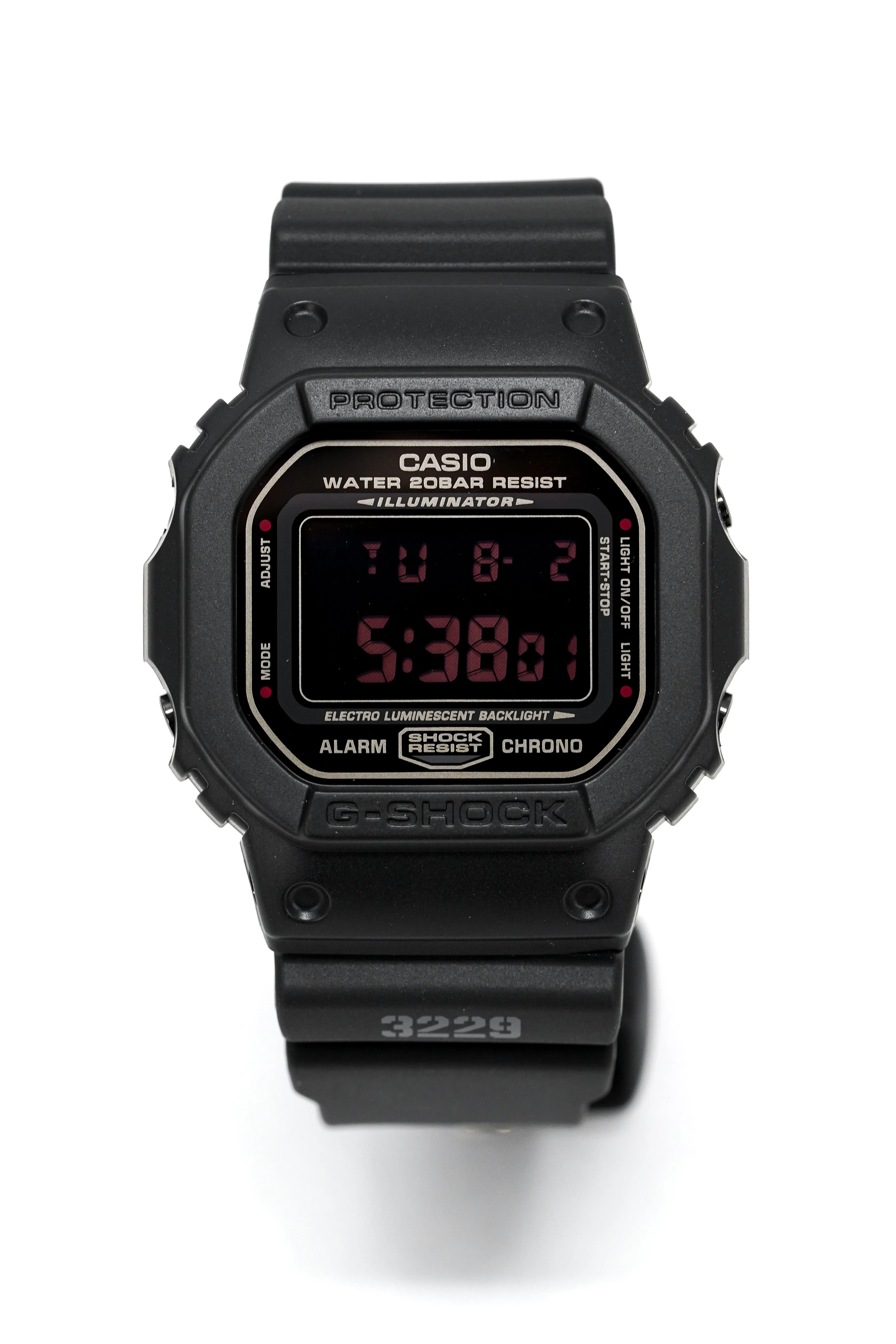 Casio G-Shock Watch Men's Black on Black DW-5600MS-1DR