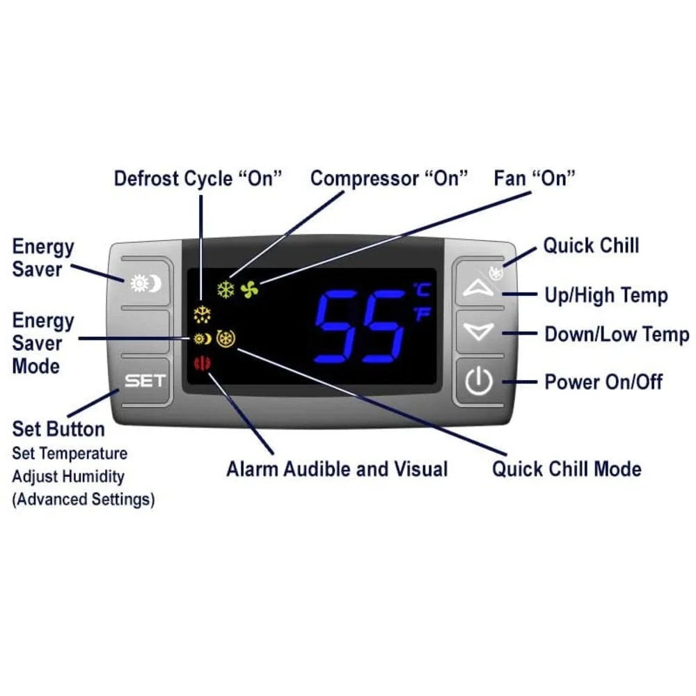 CellarPro 4000Sh-EC 2/5 Ton Split Horizontal Cooling Unit (up to 1000 cubic feet)