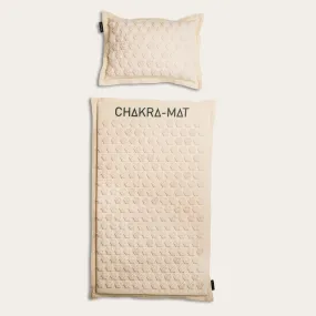 CHAKRA-MAT THE WHITE SET WITH LAVENDER FILLED PILLOW