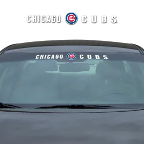 Chicago Cubs Sun Stripe Windshield Decal 3.25 in. x 34 in.