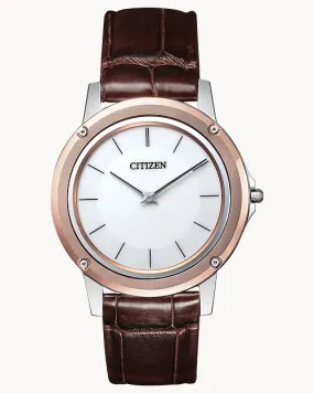 Citizen Eco-Drive One Two-Tone White Dial Watch AR5026-05A