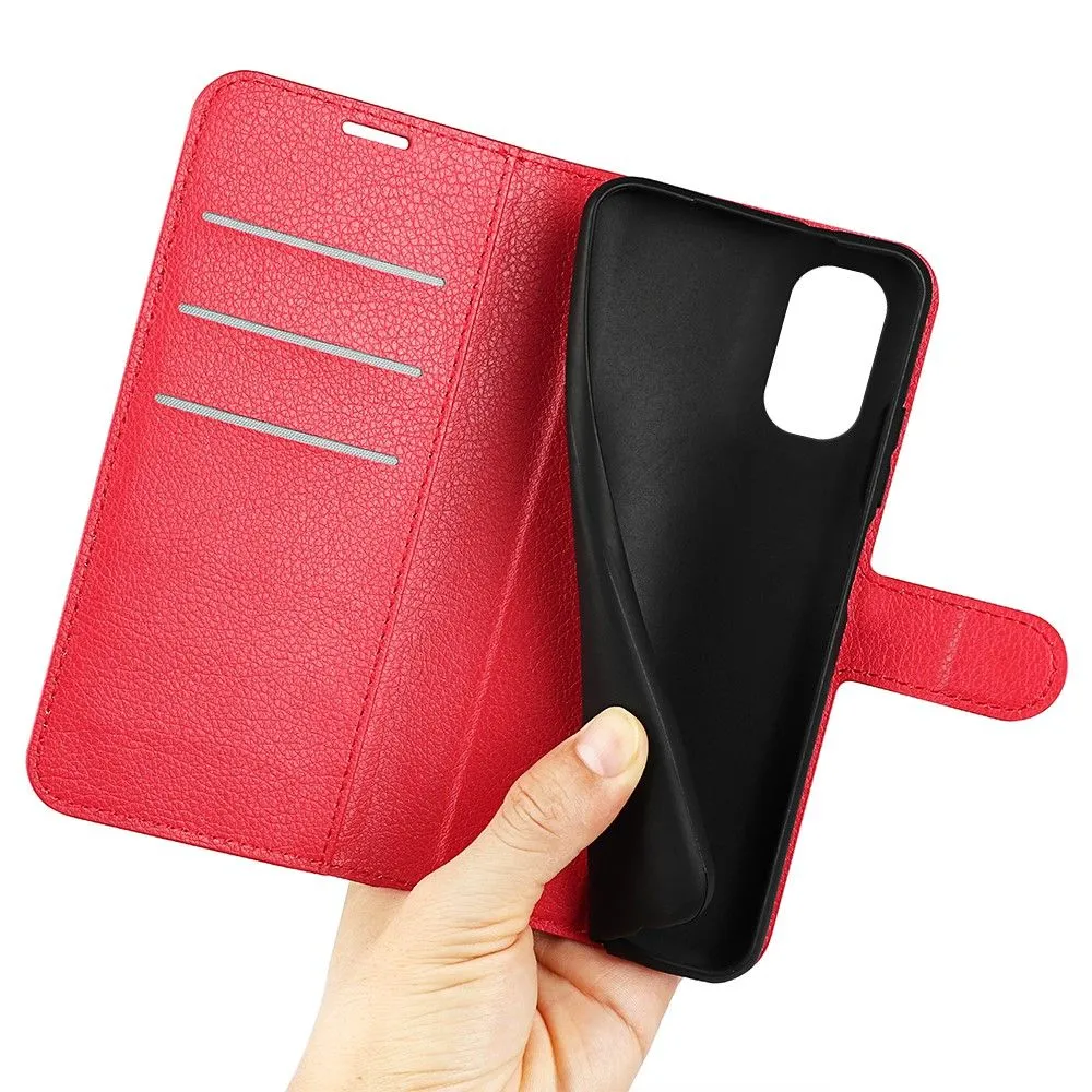 Classic Motorola Moto G22 flip case - Red