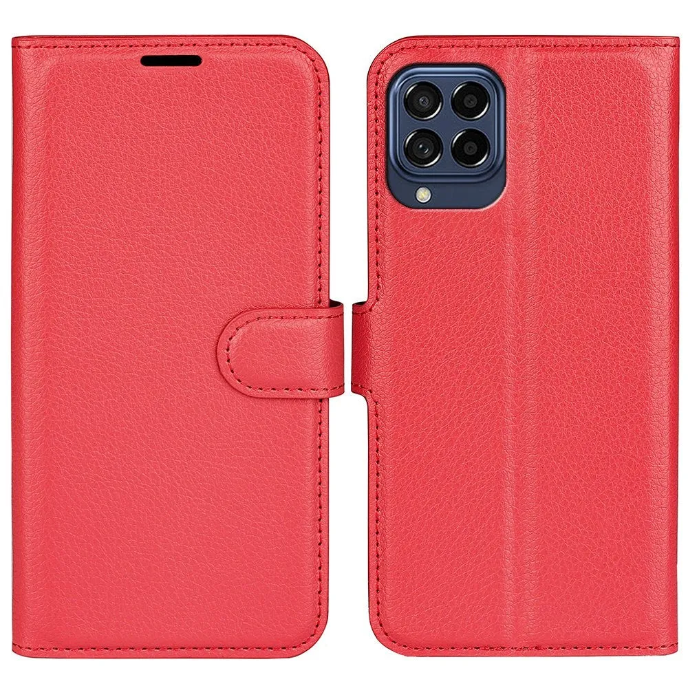 Classic Samsung Galaxy M53 5G flip case - Red