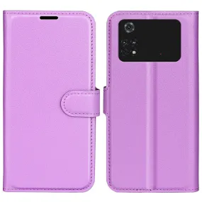 Classic Xiaomi Poco M4 Pro flip case - Purple