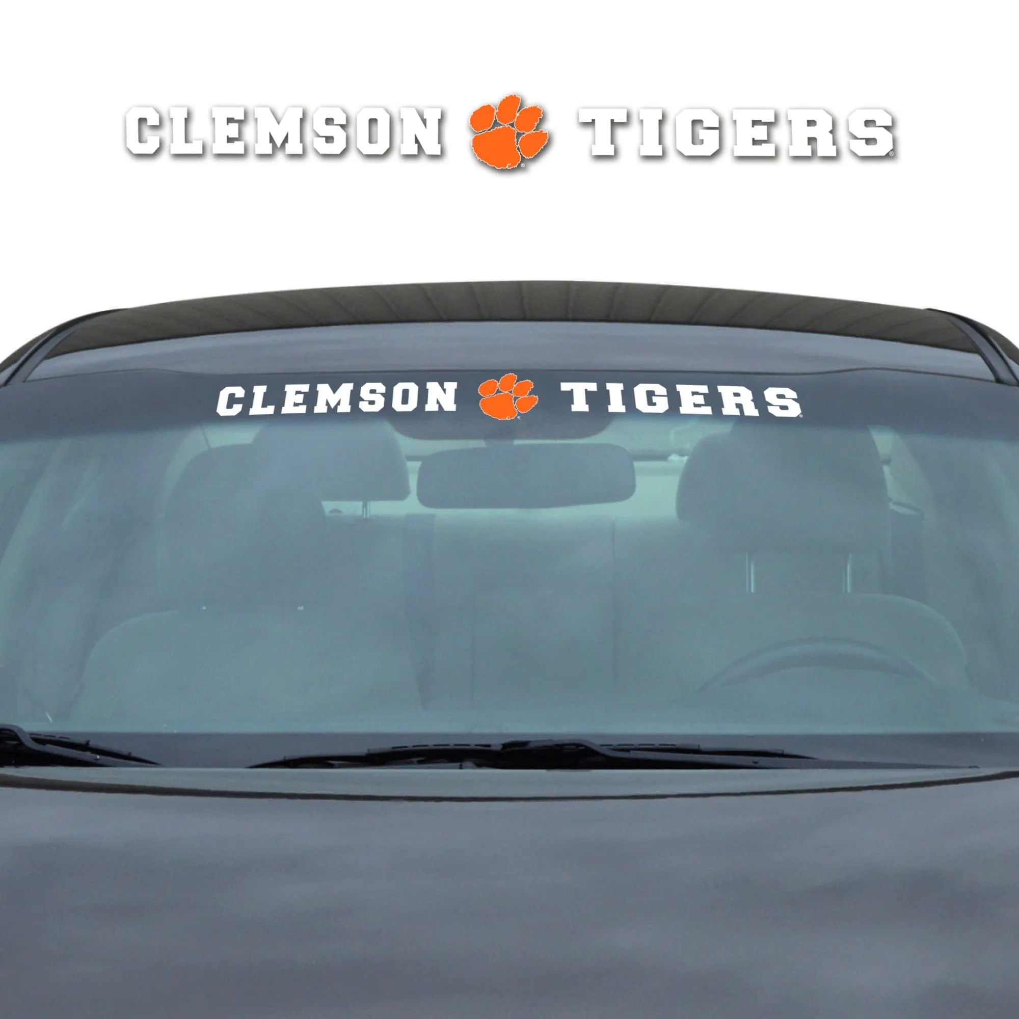 Clemson Tigers Sun Stripe Windshield Decal 3.25 in. x 34 in.