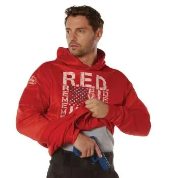 Concealed Carry R.E.D. (Remember Everyone Deployed) Hoodie