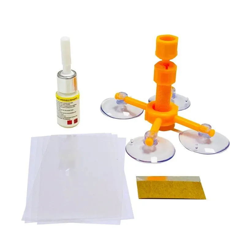 Cracked Glass Repair Kit - Glass Repair Kit to Fix Chips, Cracks, Star Shaped Cracks