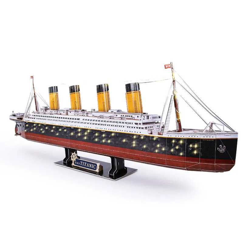 Cubicfun® 3D Puzzles 34.6" LED Titanic Ship