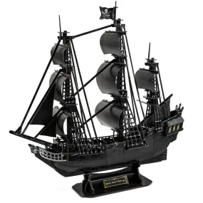 Cubicfun®  Puzzles Black Pirate Ship Model Kit