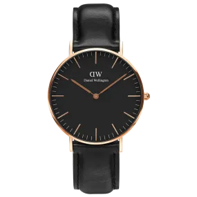 Daniel Wellington Men's Black Classic Sheffield Watch DW00100127