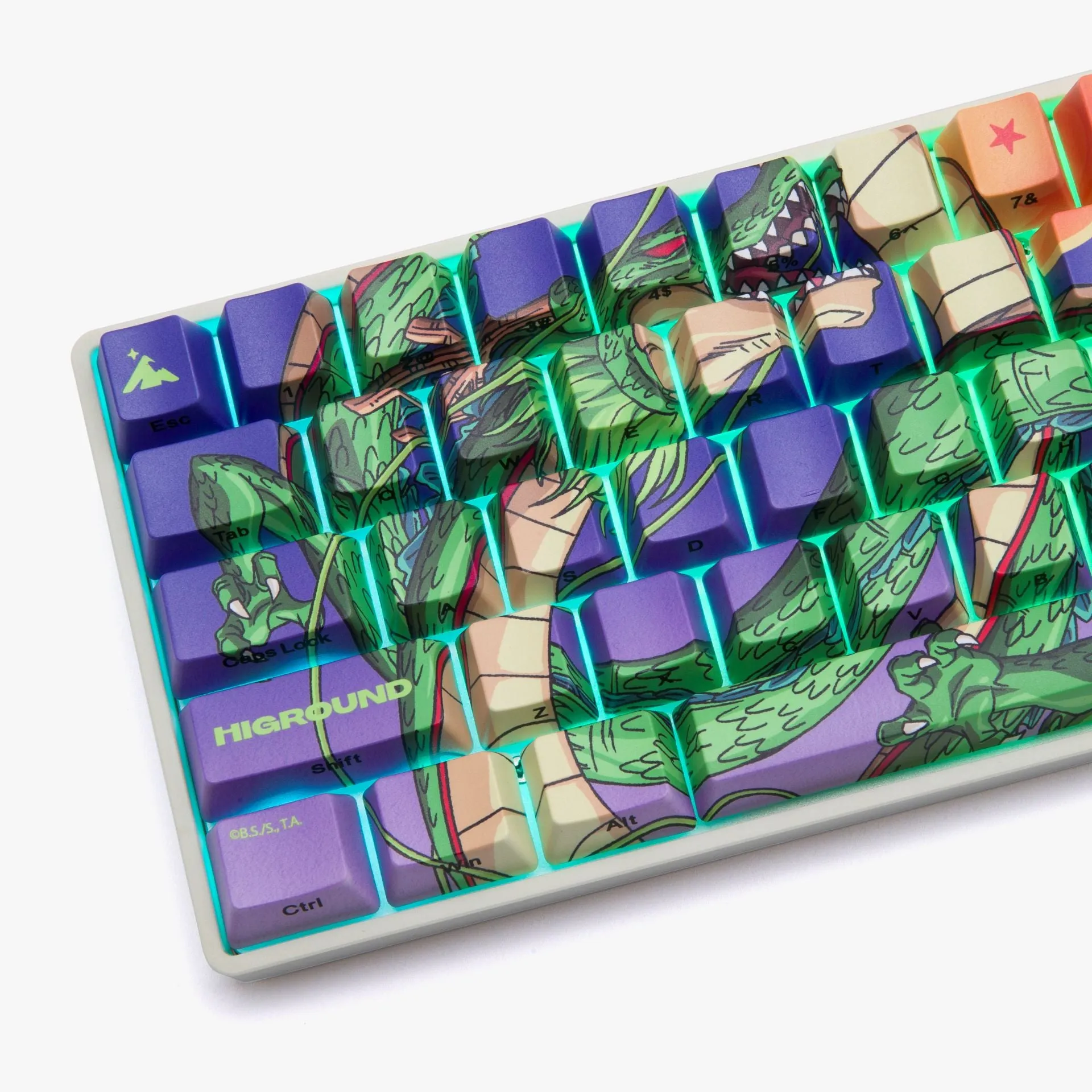 DBZ x HG Basecamp 65HE Keyboard - Shenron