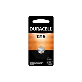 DL1216BPK04 Duracell, DL1216, Coin Battery, 3 V, Lithium, 1PK