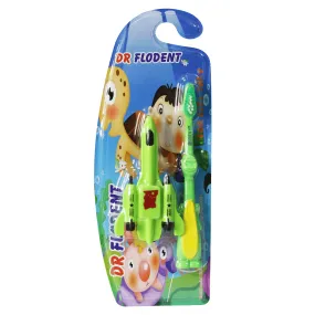 Dr Flodent Kids Toothbrush Extra Soft With Rocket Toy