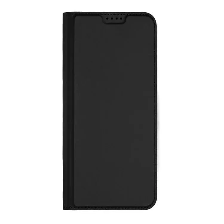 DUX DUCIS Skin Pro Faux Leather Wallet Flip Case for OPPO Reno12 F 4G / 5G - Black