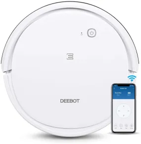 ECOVACS DEEBOT 501 Smart Robotic Vacuum Cleaner Max Model for All Floor Types with Wi-Fi Connectivity, Selective Cleaning Modes, 120 min working time,Compatible with Alexa