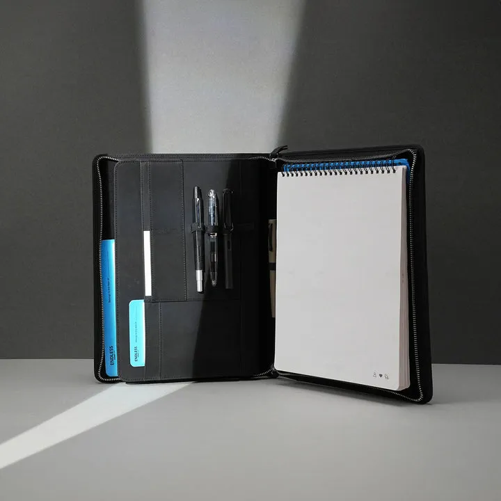 Endless Folio A4 in Black Leather