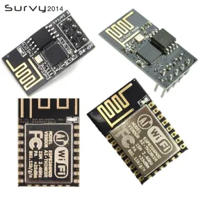 ESP8266 ESP01S ESP12E ESP12F ESP-12E ESP-01 ESP-01S ESP01 ESP-12F Remote Serial Port WIFI Wireless Module 3.3V SPI For Arduino