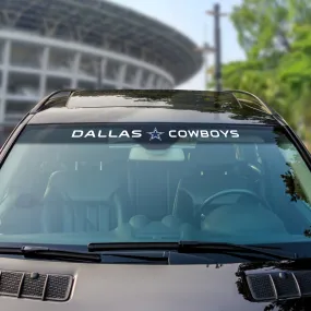 Fanmats Dallas Cowboys Sun Stripe Windshield Decal 3.25" x 34"