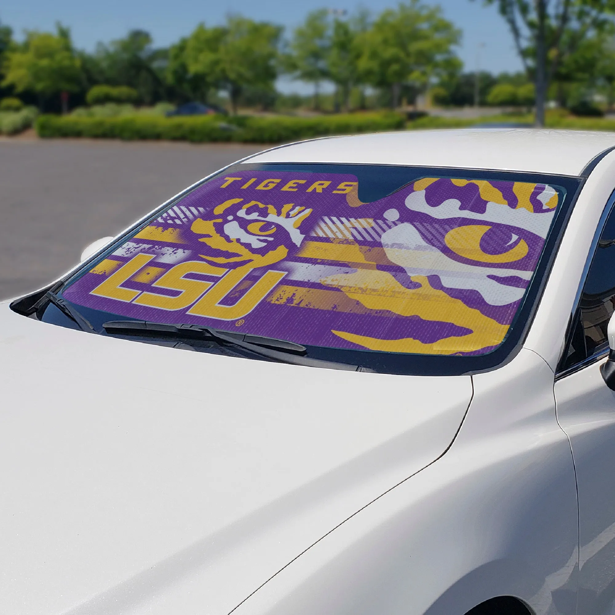 Fanmats LSU Tigers Windshield Sun Shade