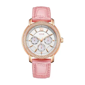 Fashionista Multi-Function Quartz Leather Women Watch W06-03251-005