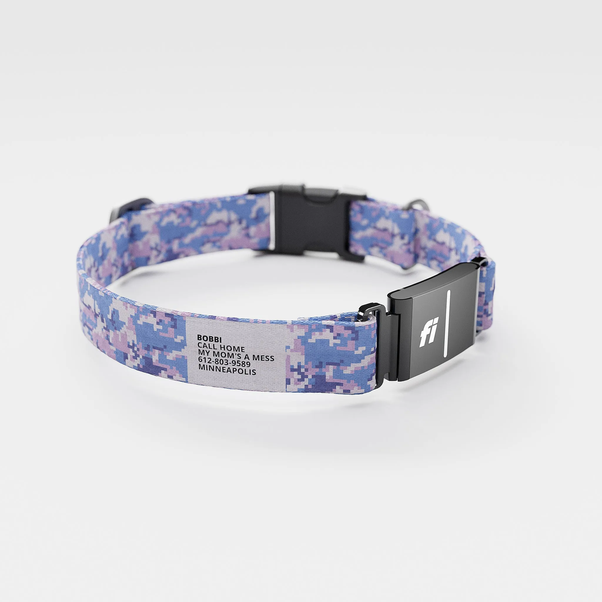 Fi GPS Included Camo Purple Everyday Collar (6 month subscription)