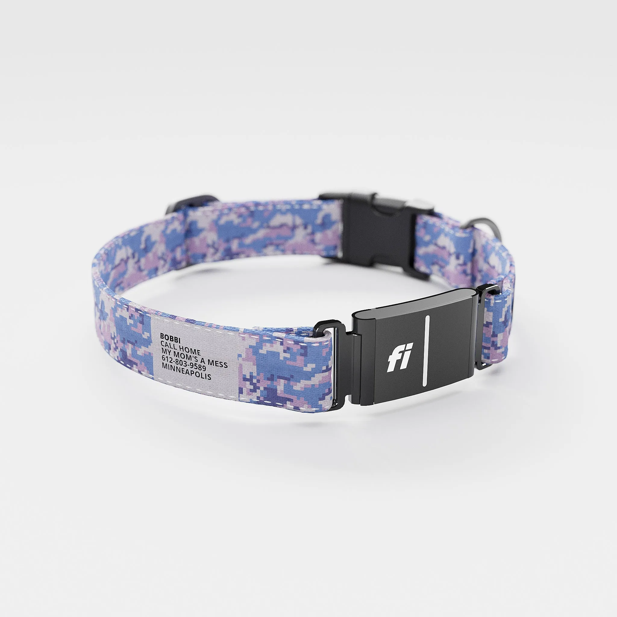 Fi GPS Included Camo Purple Everyday Collar (6 month subscription)