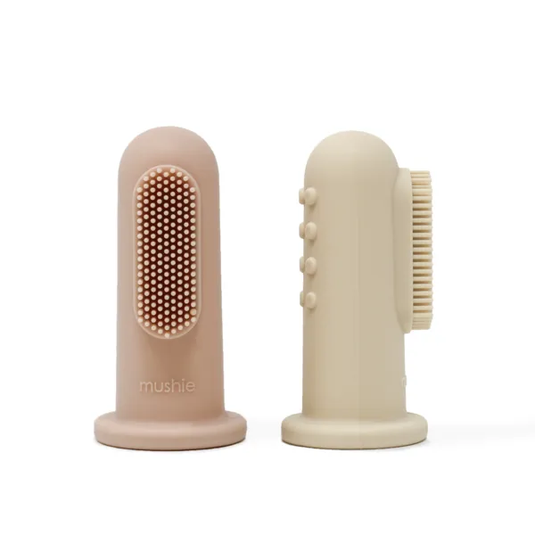 Finger Toothbrush - Blush/Shifting Sand