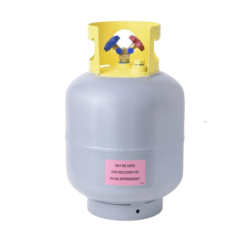 Flame King 50lb Refrigerant Cylinder Recovery Tank with SCG Y-Valve