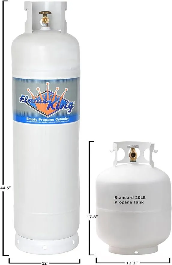 Flame King 60lb Propane Tank LP Cylinder with POL