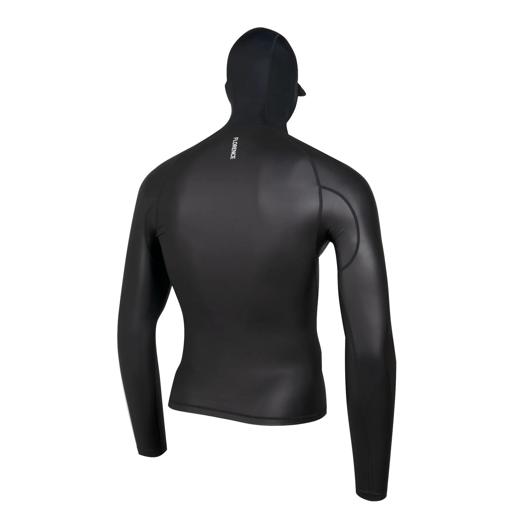 Florence Marine X Windshield Hooded L/S Rashguard-Black