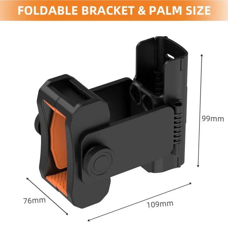 For DJI OSMO Pocket 3 Sunnylife ZJ756 Expanded Dual Phone Clamp Holder (Black)