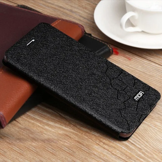 For Xiaomi Redmi Note 5 Case Original MOFI Flip Leather Case For Red Rice Note 4X Hongmi Note 5 Stand Function Note 4 Global