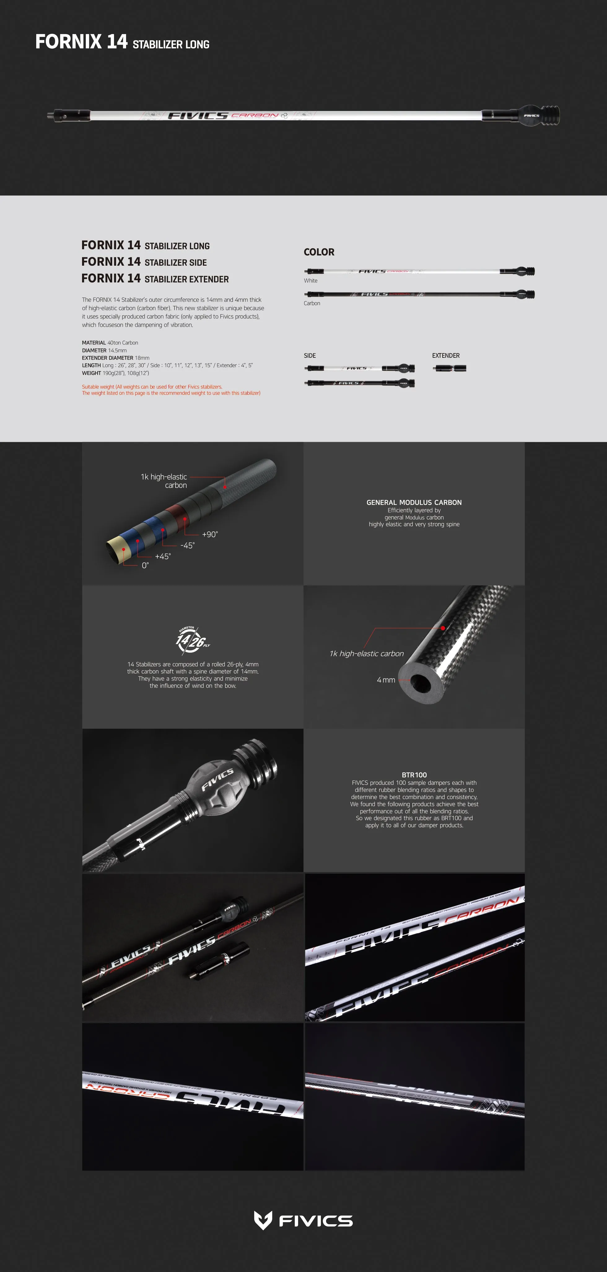 FORNIX 14 LONG STABILIZER