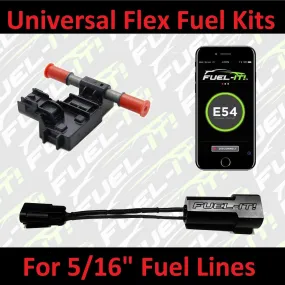 Fuel-It Universal DIY FLEX-FUEL Kit for 5/16" Fuel Lines -- Bluetooth & 5V