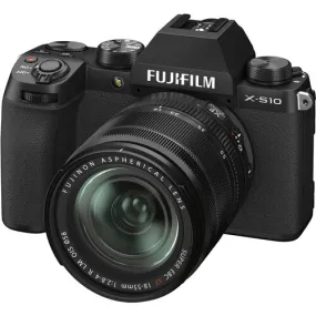 FUJIFILM X-S10 Mirrorless Digital Camera  with XF18-55MMF2.8-4 R Lens Kit