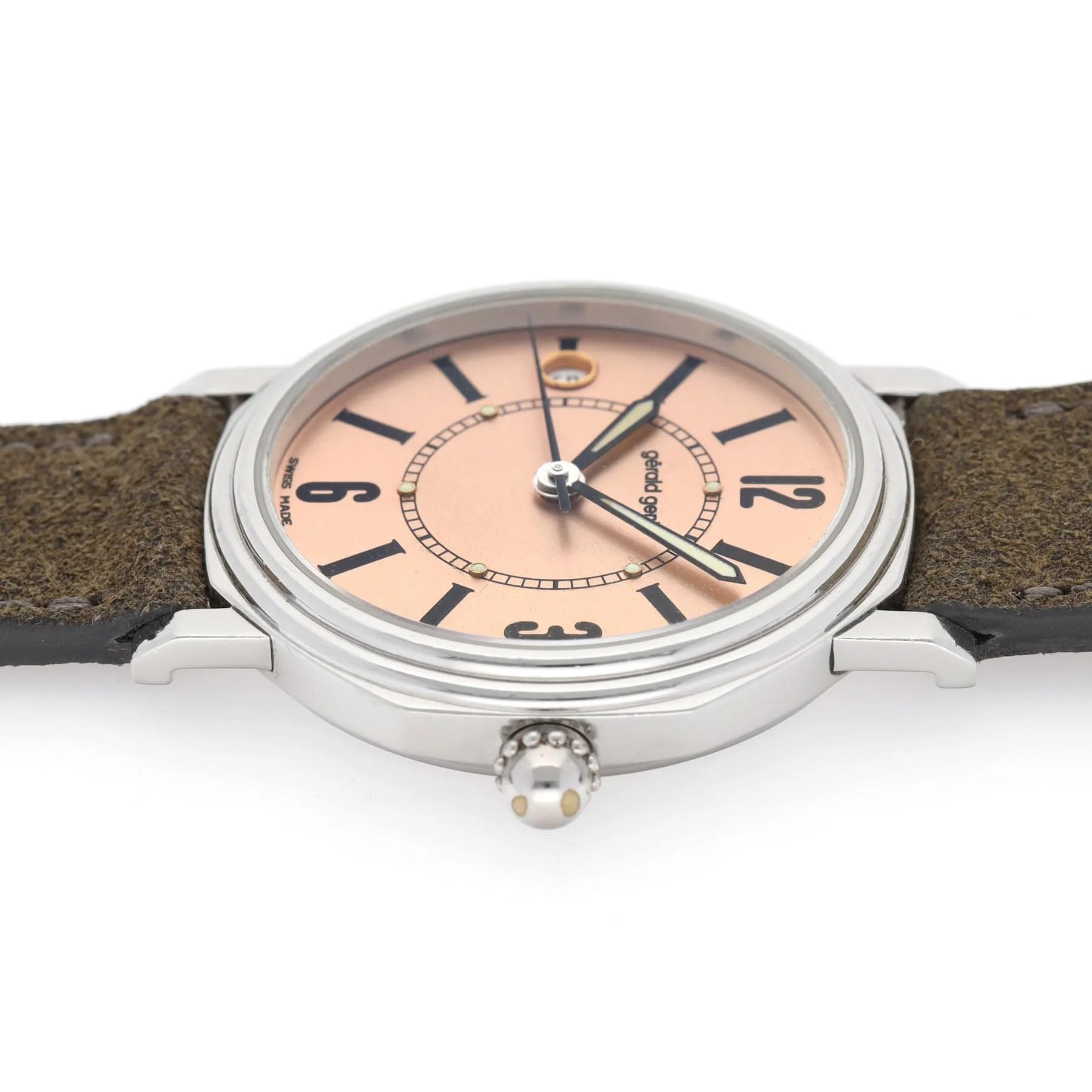 Gerald Genta Octo Salmon dial ref g35587