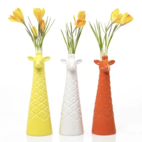 Giraffe Ceramic Flower Vase