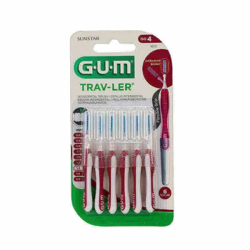 Gum Trav-Ler Interdental Brush 1.4 mm 6pcs [1612]