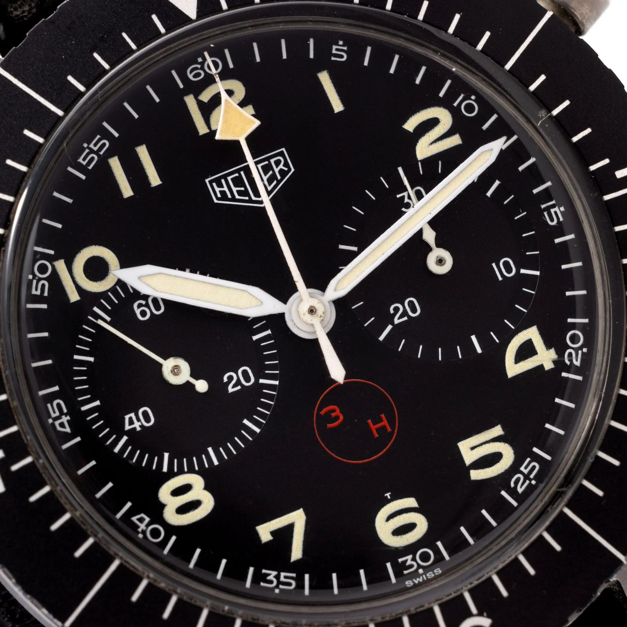 Heuer Chronograph Bundeswehr Issued Ref 1550SG