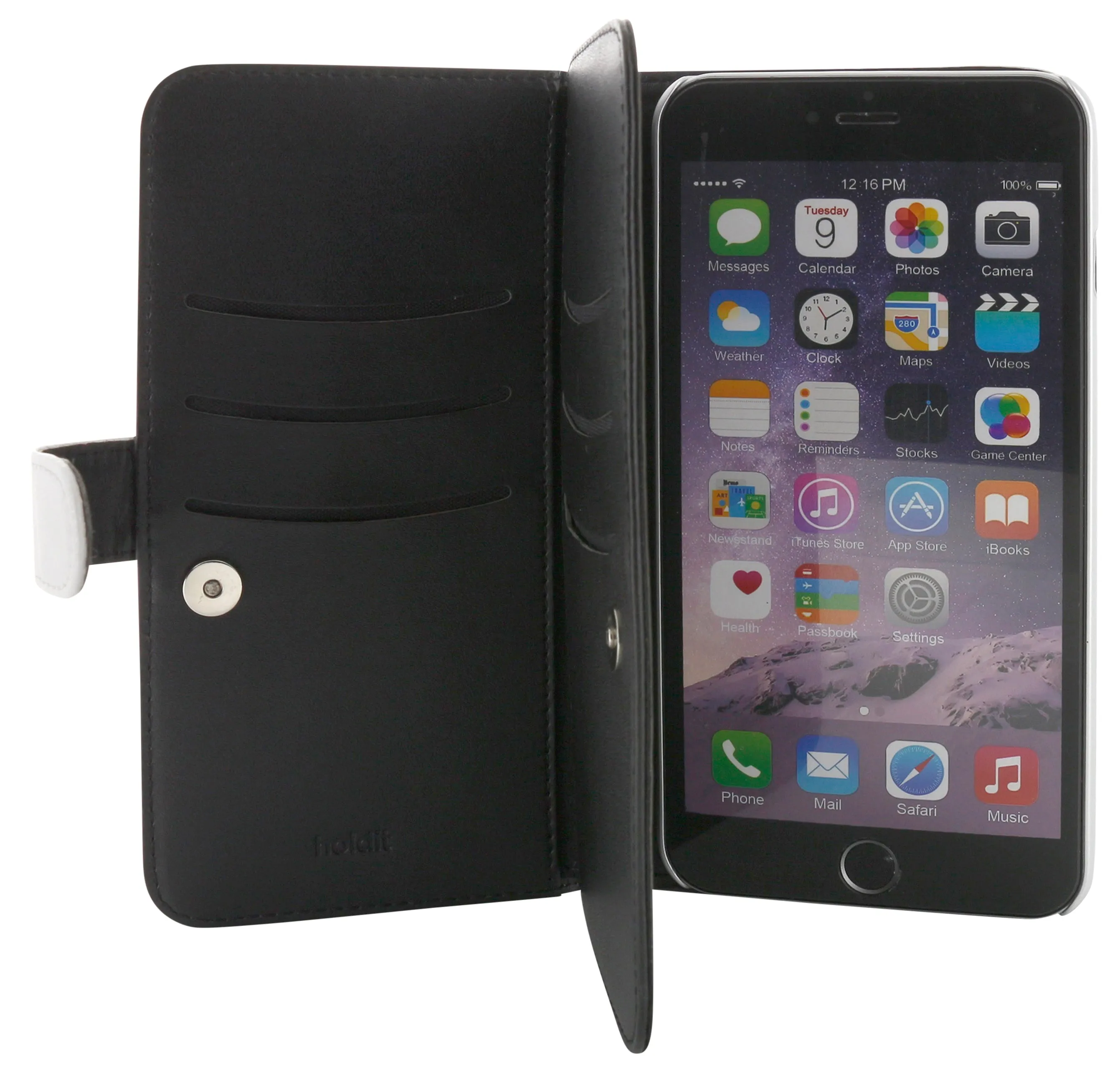 Holdit Wallet Case Extended II Laced Series for iPhone 6/6S Plus (6 Card Pockets)