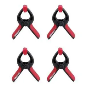 Homdum 4inch spring clamp for woodworking Pack of 4pc plastic toggle clamps for studio photography Backdrop clamping Adjustable Grip