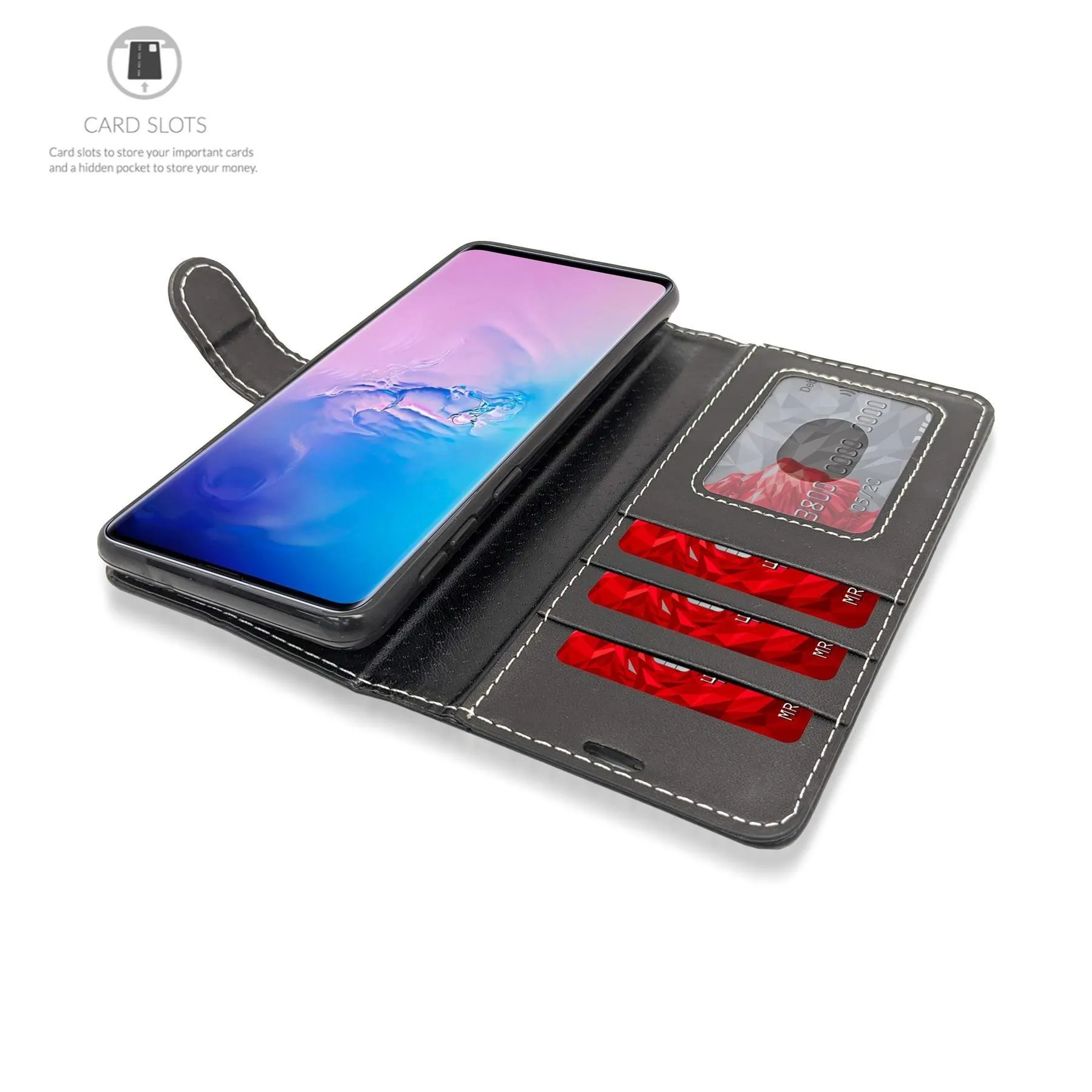 Honor X7b Case Cover Flip Folio Leather Wallet Credit Card Slot