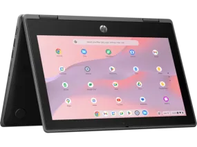 HP Fortis x360 G5 Chromebook 11.6" Touchscreen Intel N100 8GB RAM 64GB eMMC 2-in-1 with World-Facing Camera (Refurbished)