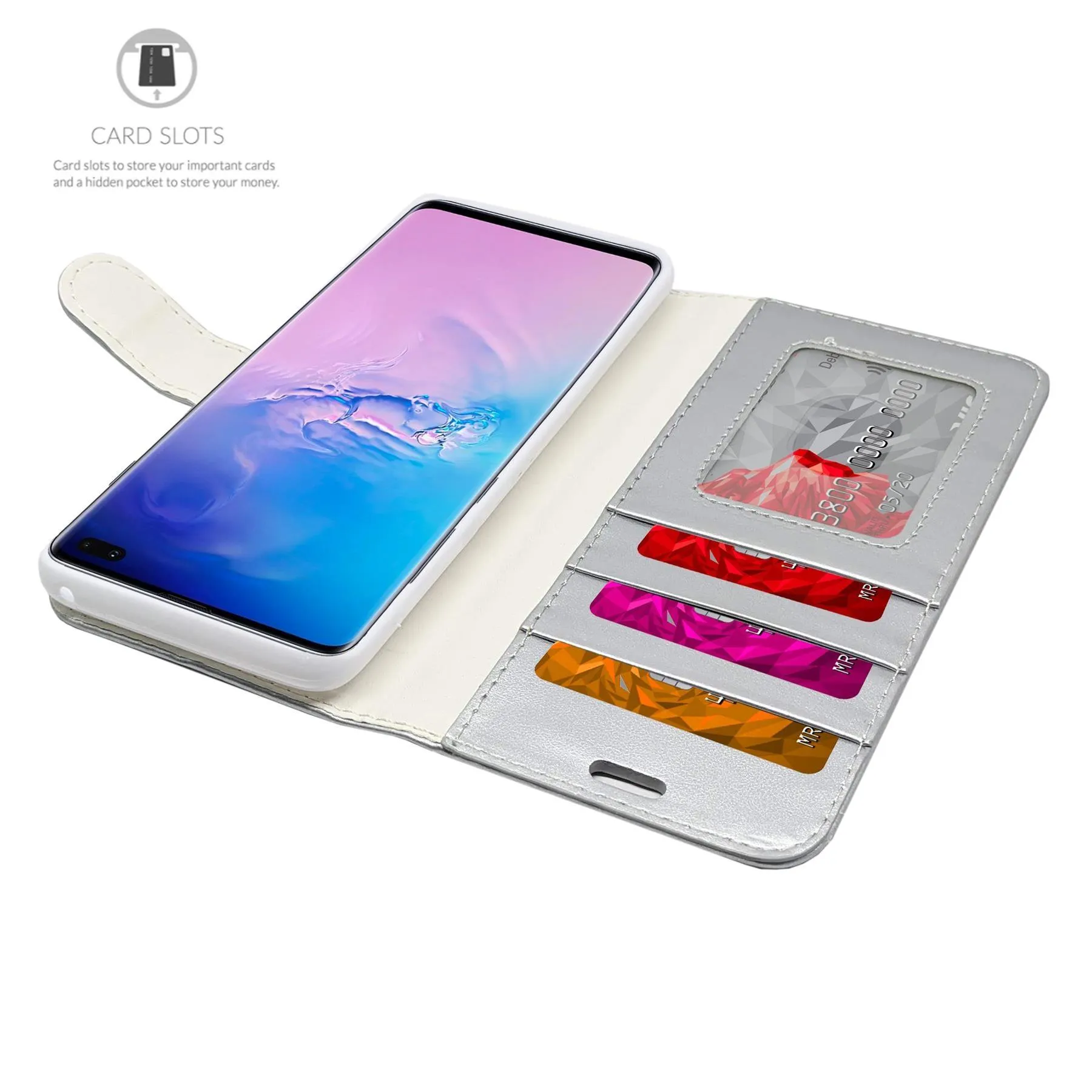 Huawei P20 Pro Flip Folio Book Wallet Case