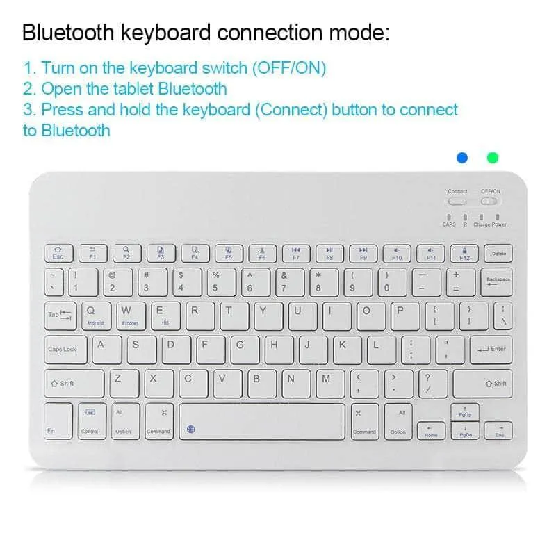 iPad 10 Wireless Bluetooth Keyboard Protective Case