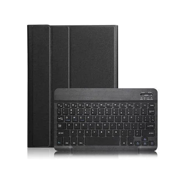 iPad 10.2 2019/2020 (iPad 7/8) PU Leather Keyboard Case Wireless Bluetooth Pencil Holder