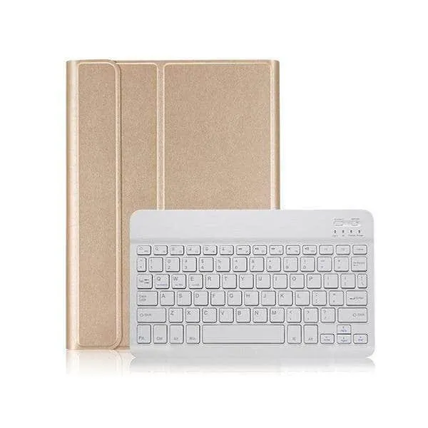 iPad 10.2 2019/2020 (iPad 7/8) PU Leather Keyboard Case Wireless Bluetooth Pencil Holder