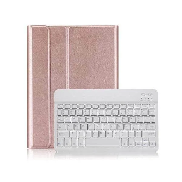 iPad 10.2 2019/2020 (iPad 7/8) PU Leather Keyboard Case Wireless Bluetooth Pencil Holder